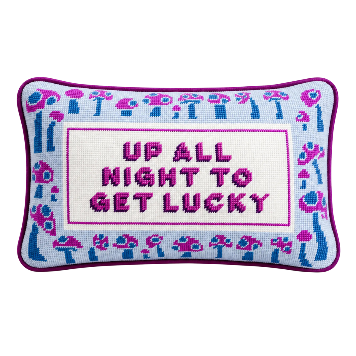 Get Lucky Needlepoint Pillow