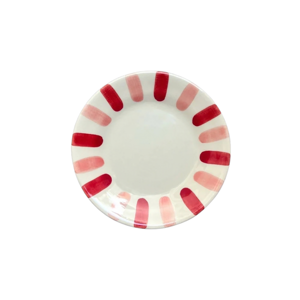 Parasol Side Plate, Rosa