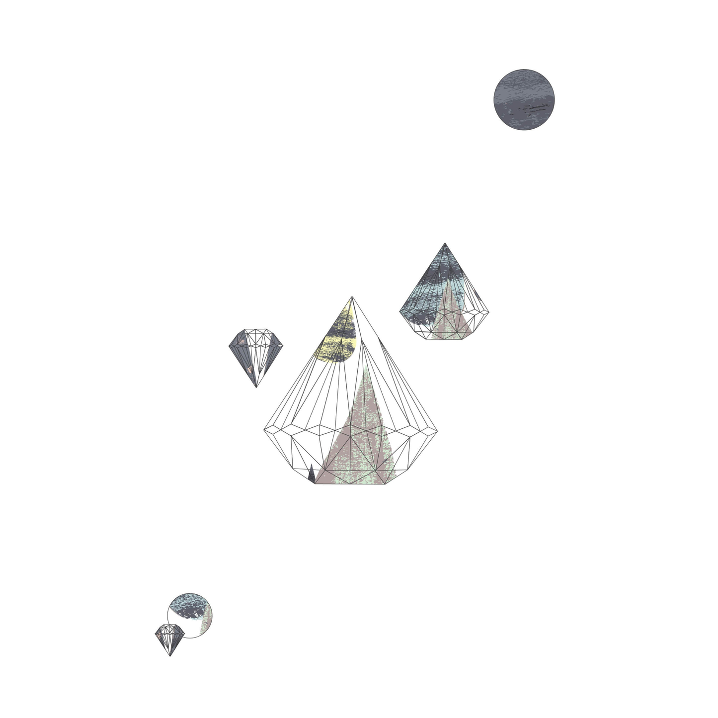 "Diamonds" Print