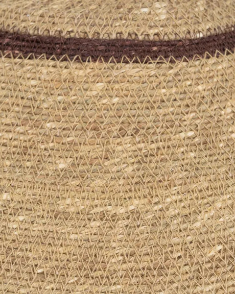 Retro Natural-Fibre Pendant Light, 41 x 41 x 22 cm