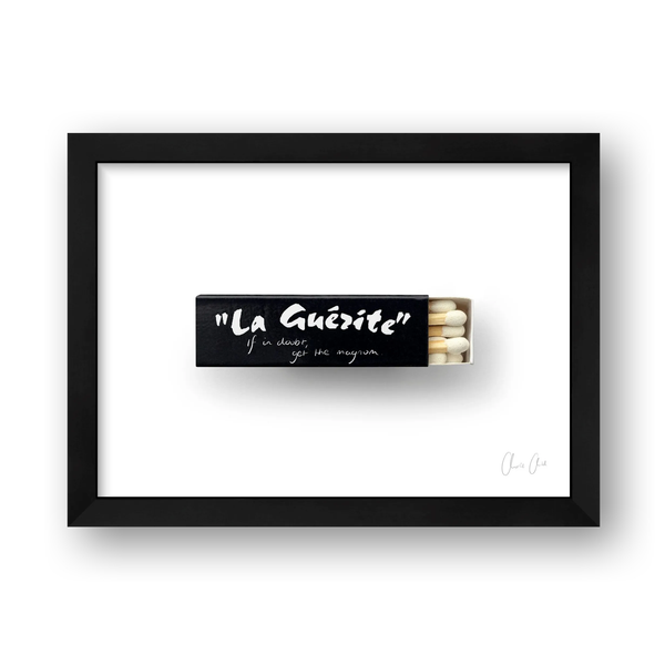 Matchbox at La Guerite Print