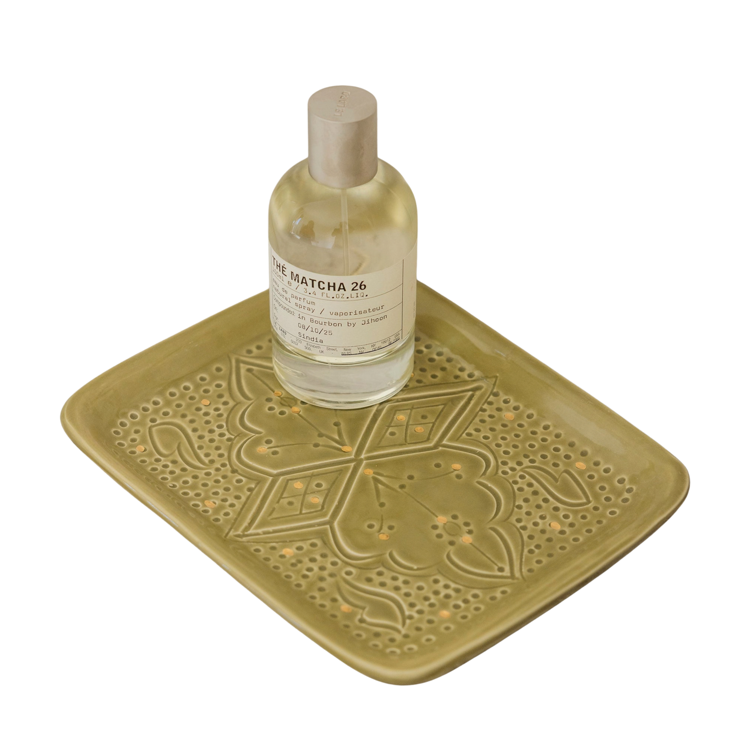 Small Decorative Tray - Empreinte Gold