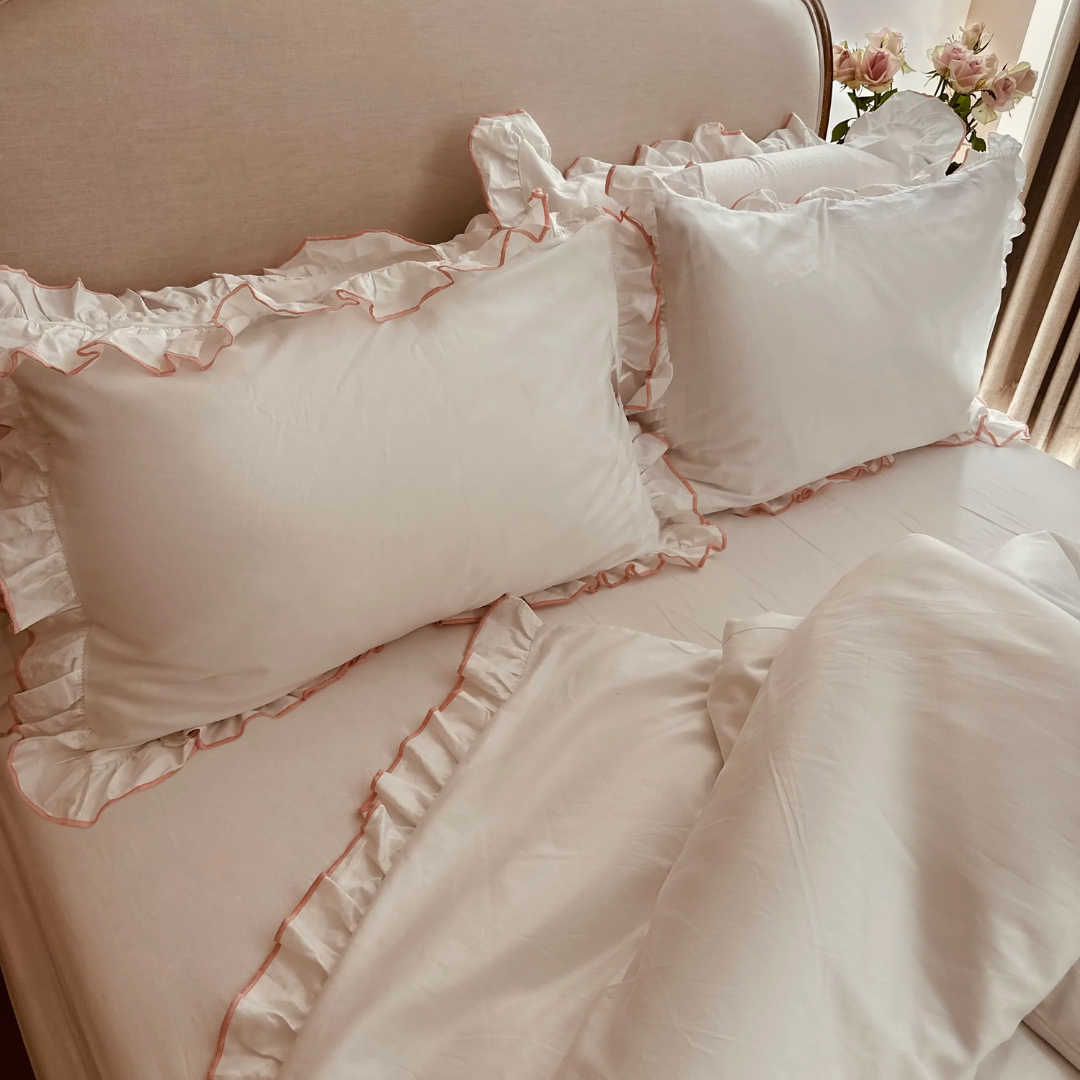 Provence Dusty Pink Bedding Bundle Set - Double