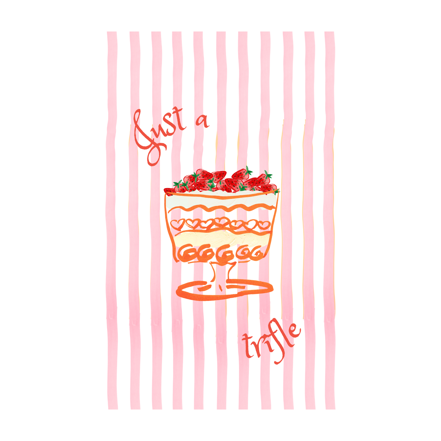 Just a Trifle Tea Towel