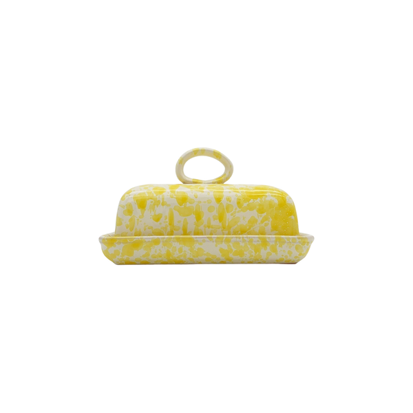 Splatterware Butter Dish