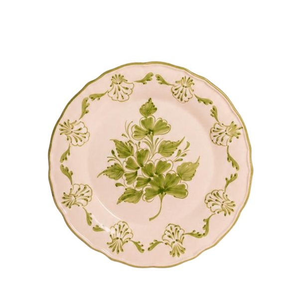 Cara Shell Side Plate, Green Set of 4