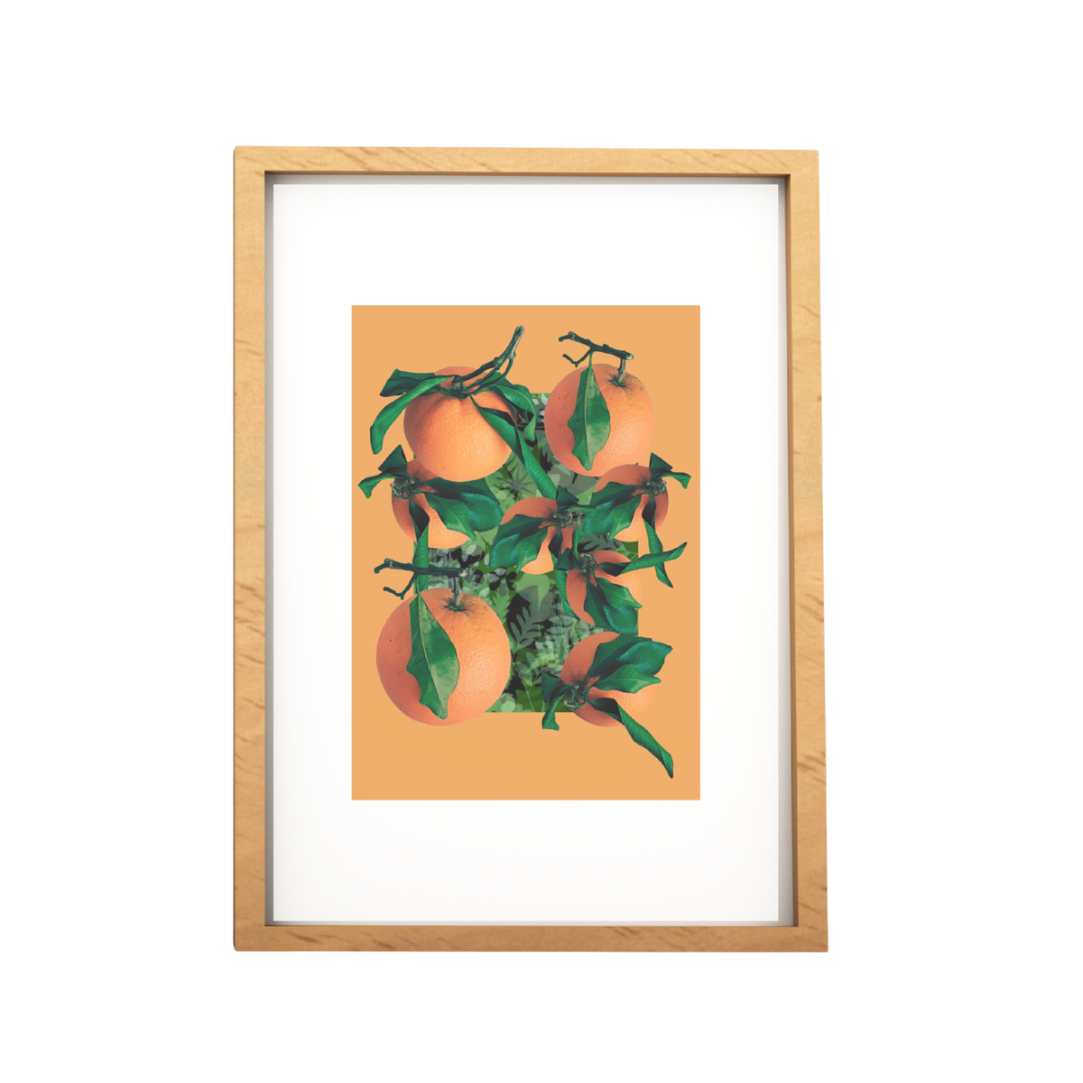 Le Orange Collage Print