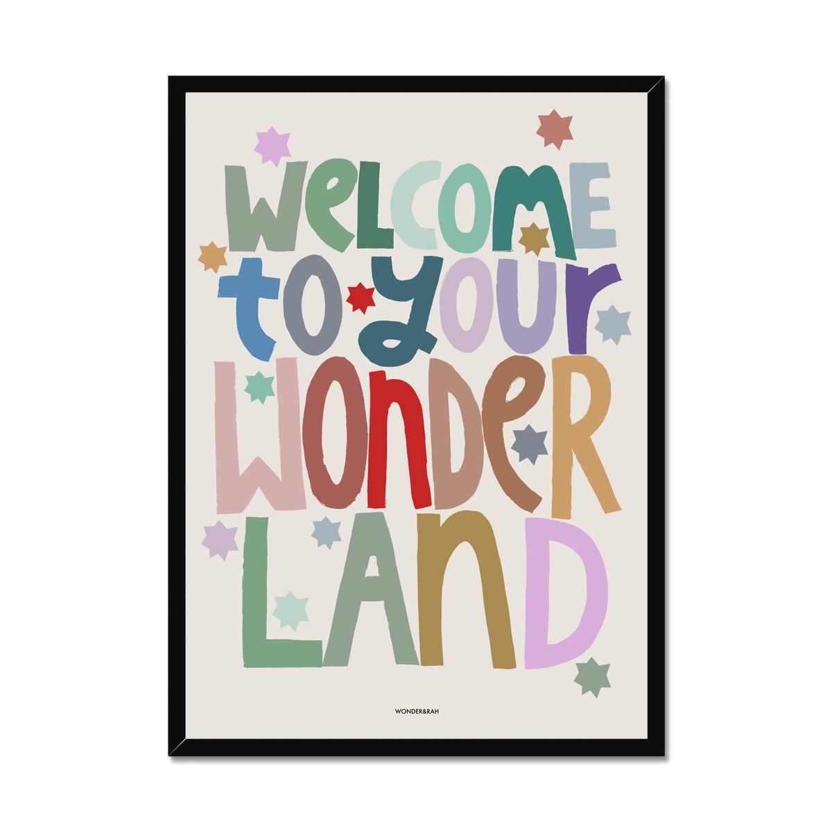 Wonderland Rainbow Children's Print