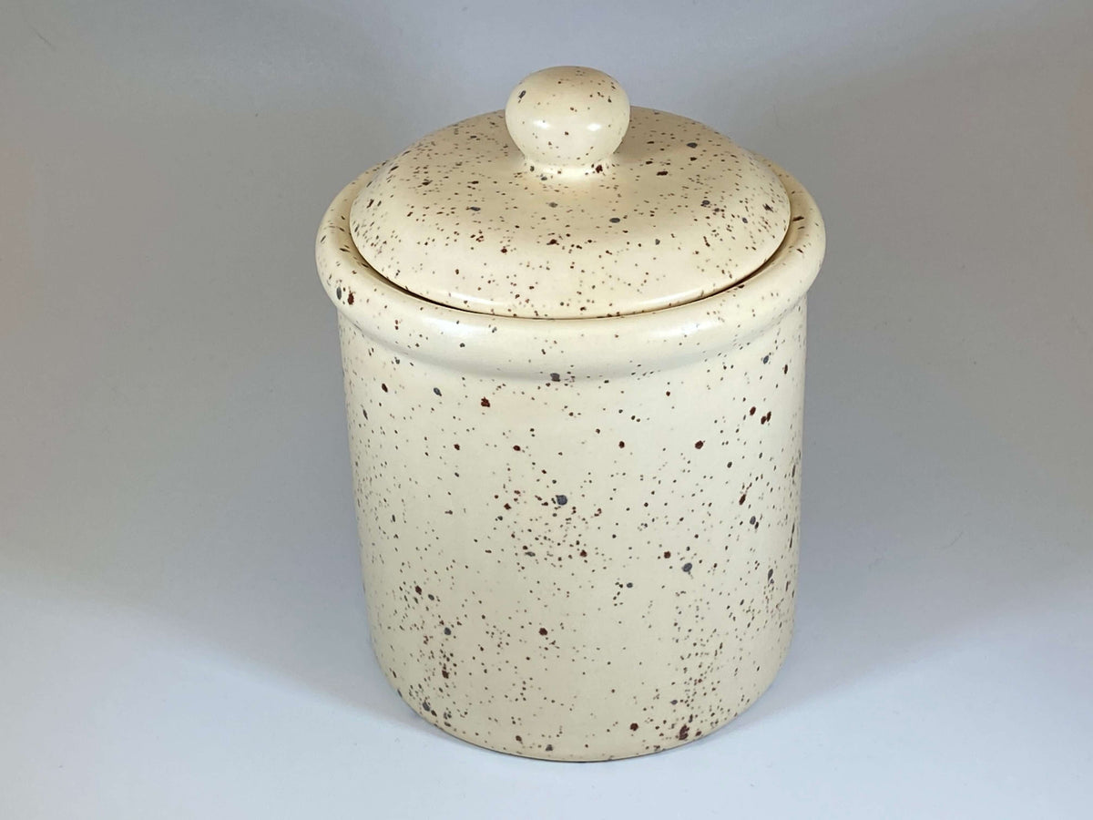 Honey Speckle Cannister - PeterBowenArt