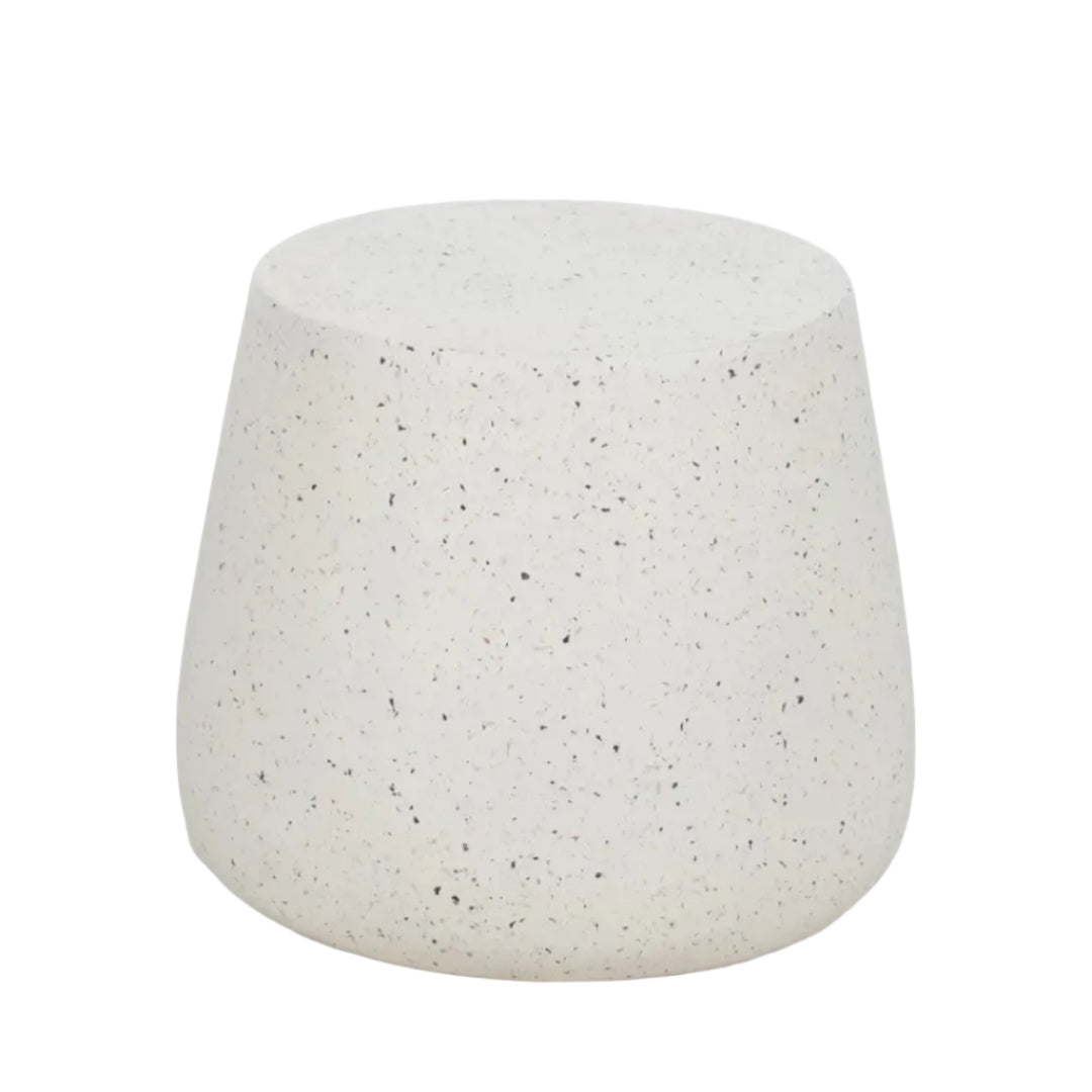 Evia Magnesium-Fibre Side Table, 48 × 48 × 41 cm