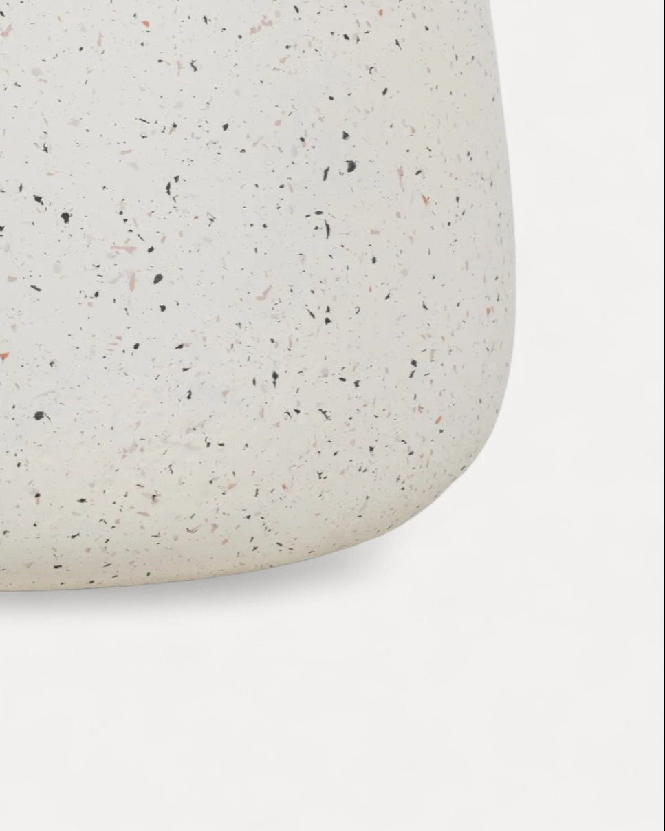 Evia Magnesium-Fibre Side Table, 48 × 48 × 41 cm