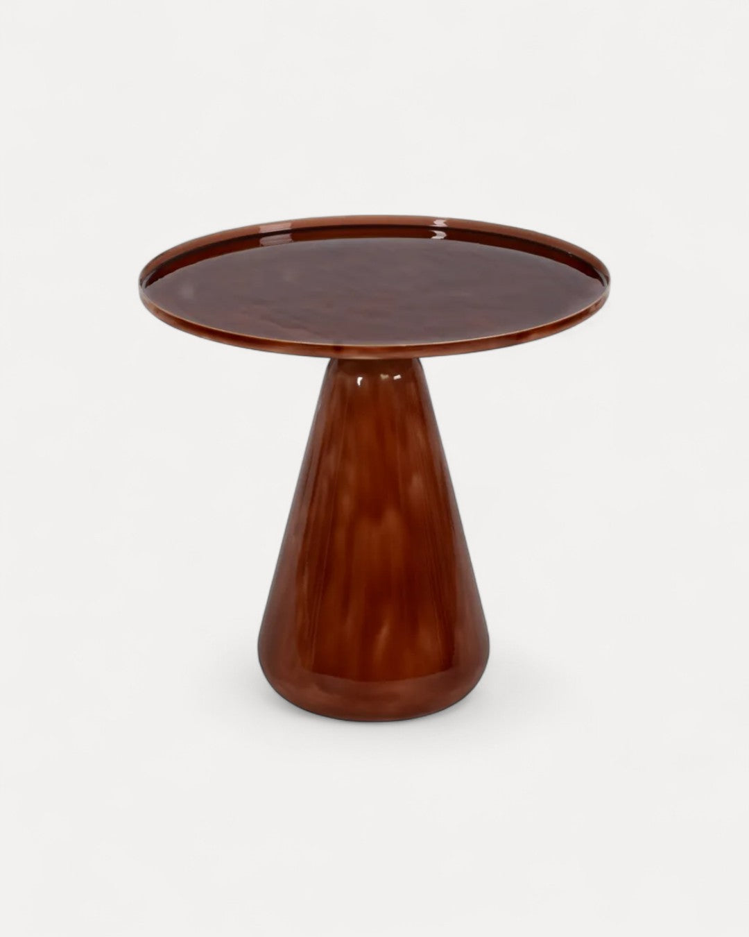 Set of 2 Oria Enamelled-Metal Side Tables