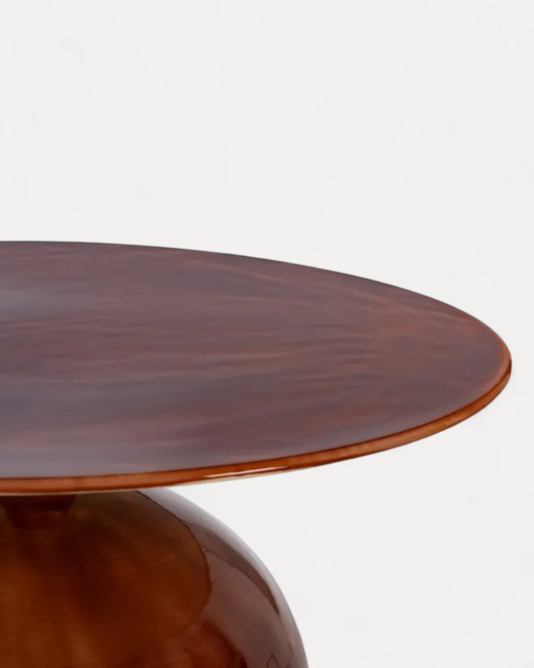 Set of 2 Modena Enamelled-Metal Side Tables