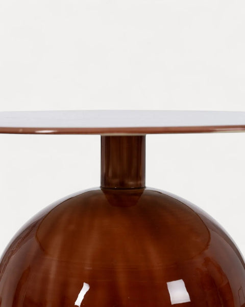 Set of 2 Modena Enamelled-Metal Side Tables