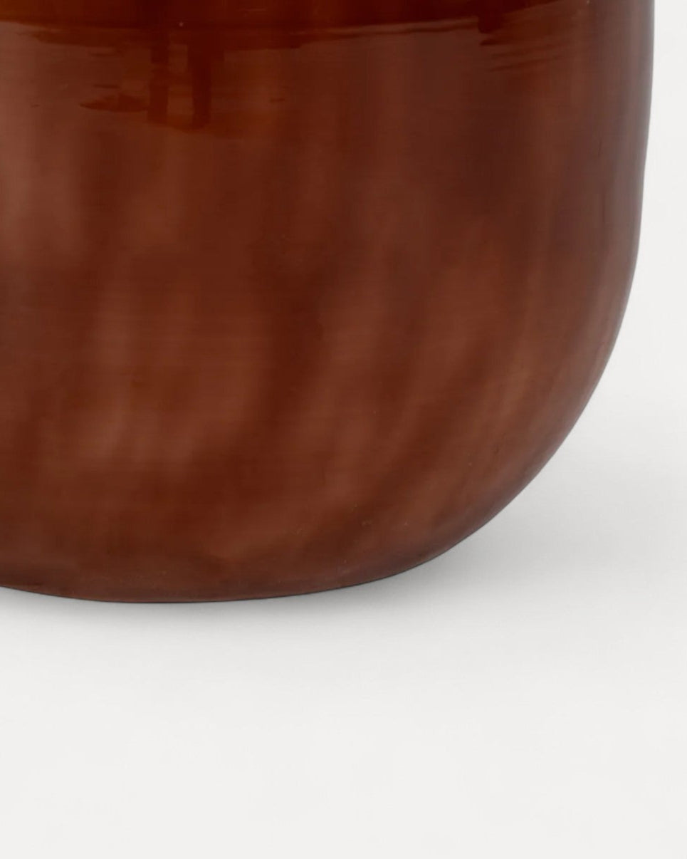 Set of 2 Modena Enamelled-Metal Side Tables