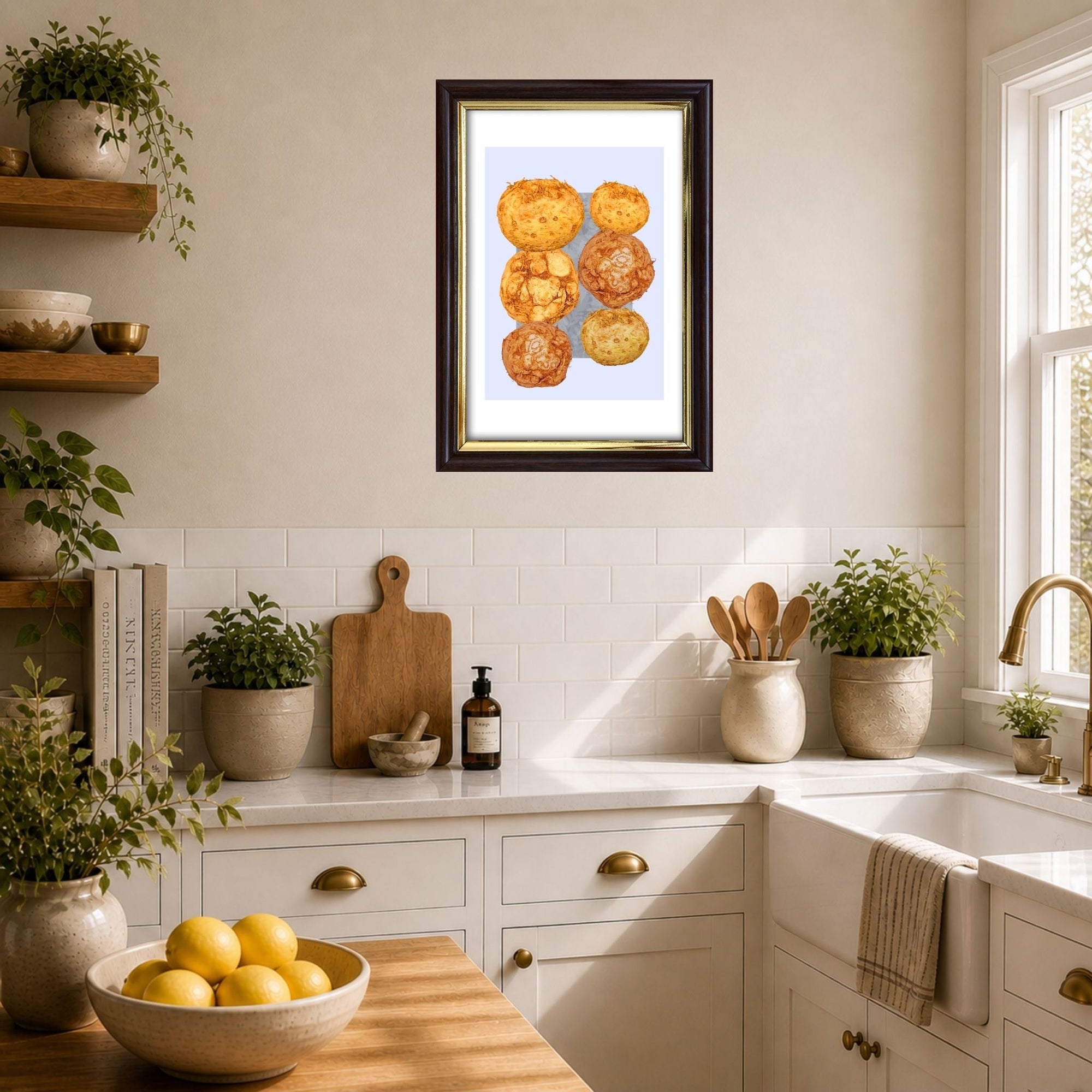 The Humble Celeriac Collage — A4 Limited Edition Print