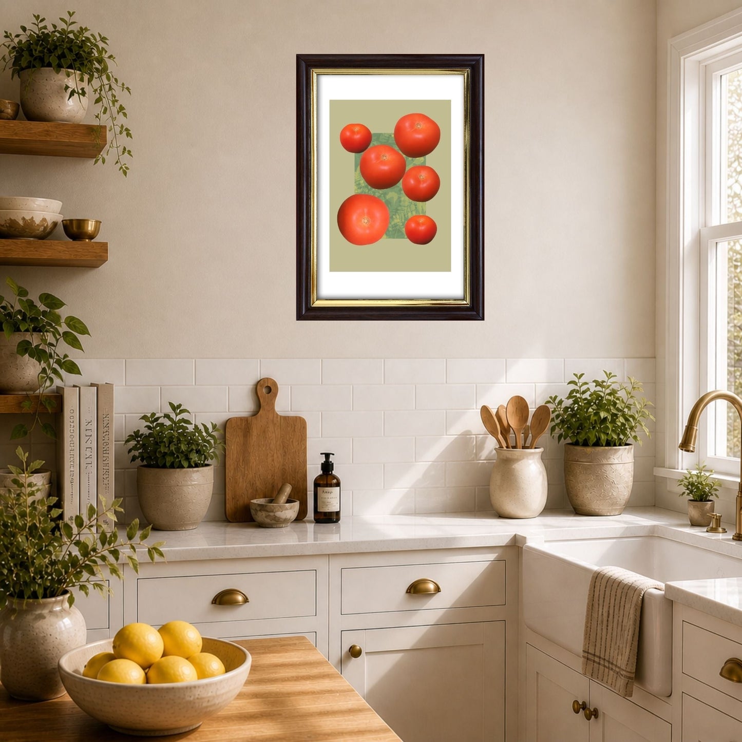 Domestic Orbits - Tomato Collage — A4 Limited Edition Print