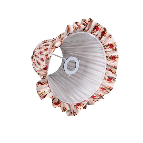 Athena Slim Rechargeable Table Lamp (Red flower ruffle)