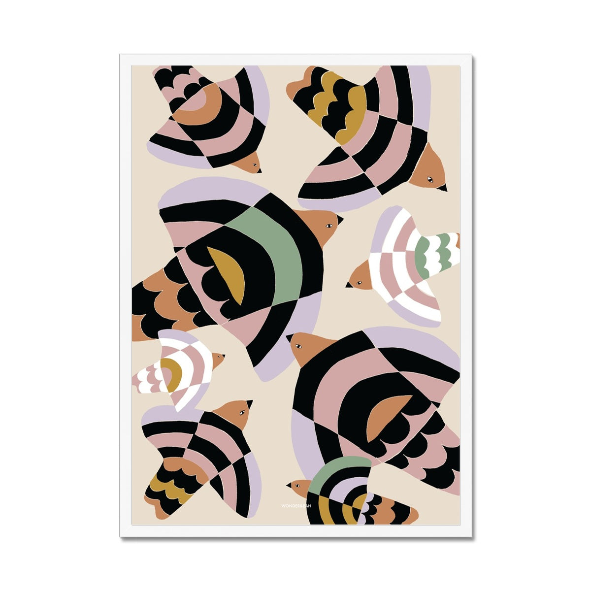 Spring Flock Children's Print