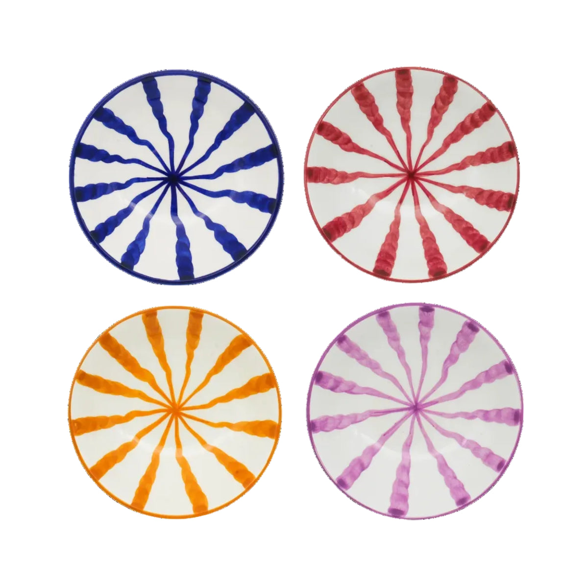 Wave Pasta Bowl, Set of Four