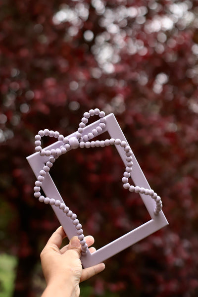 Beaded Bow Frame