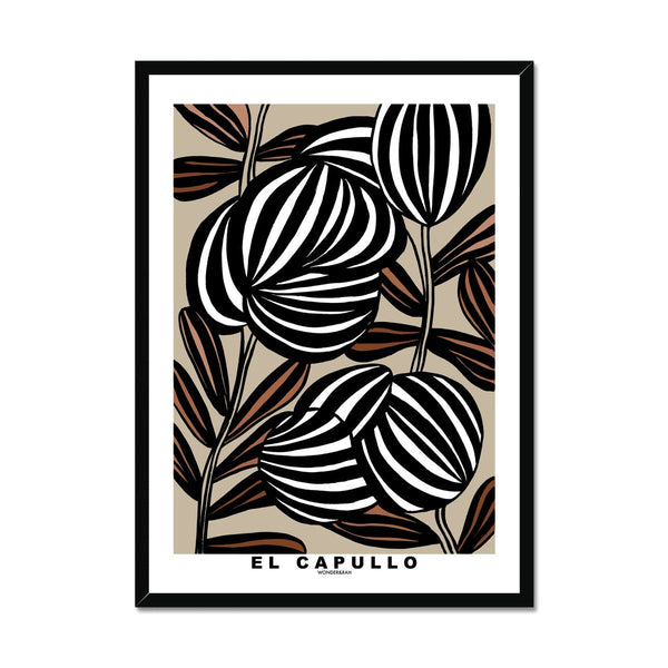 Taupe El Capullo Floral Print