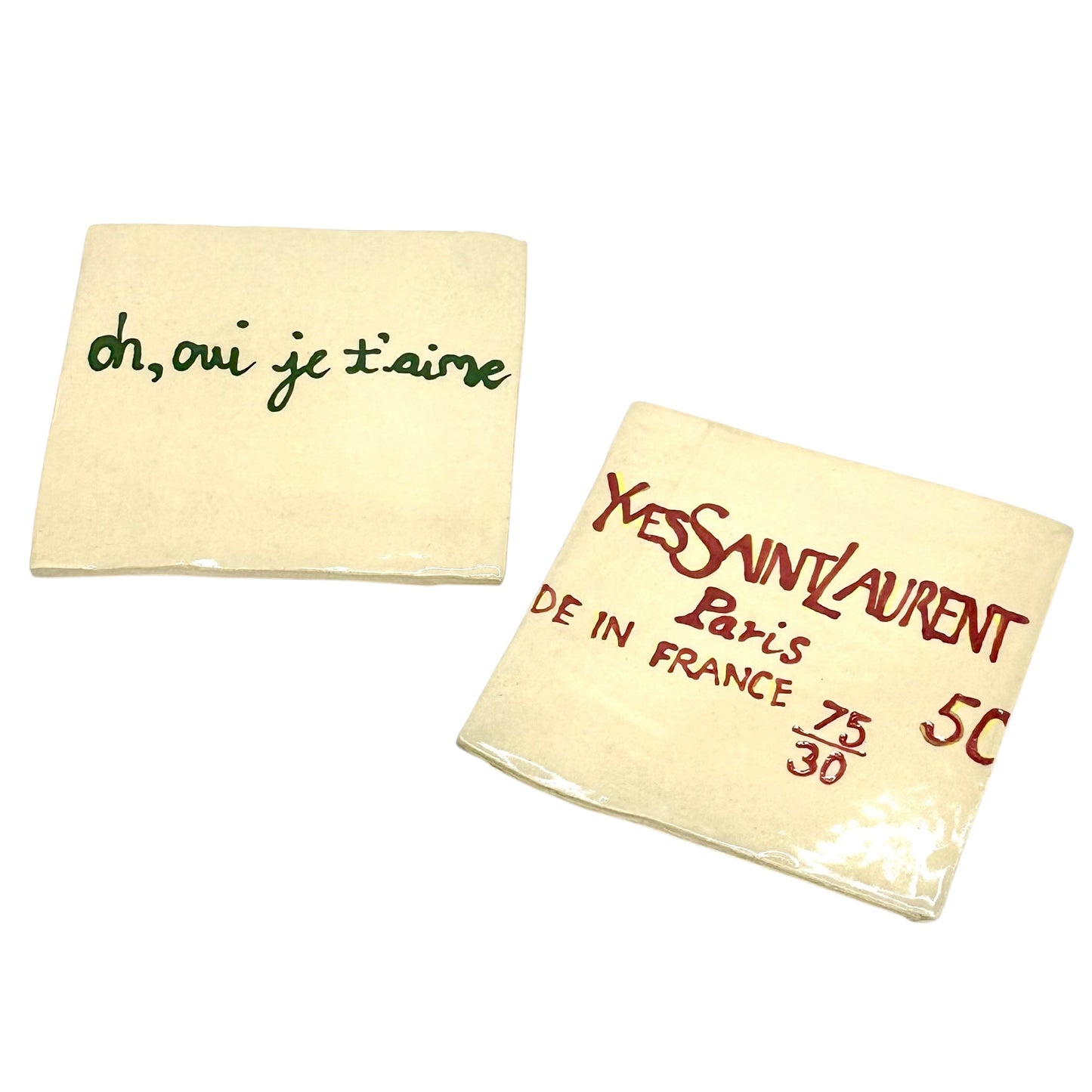Vintage YSL Coaster