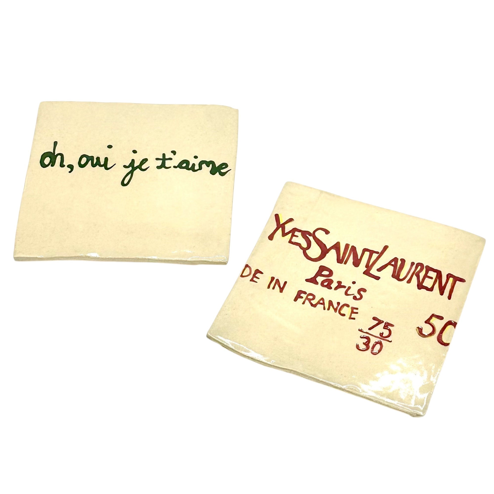 Vintage YSL Coaster