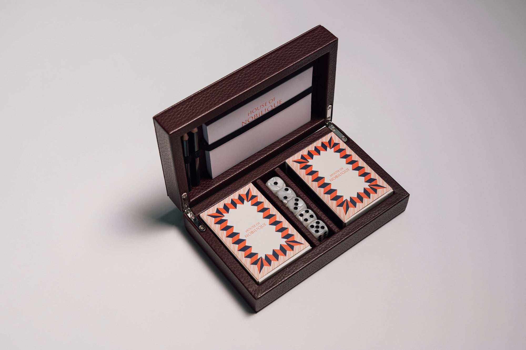 Card Box Burgundy