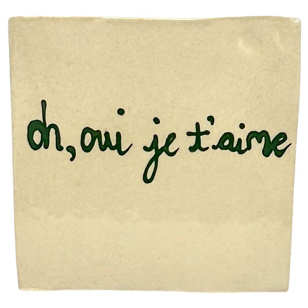 Oui Je T’aime Coaster