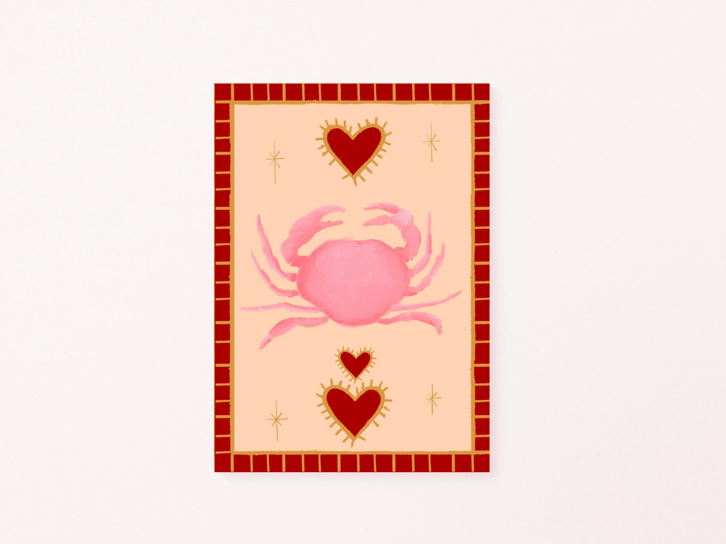 Le Crab art print — additional product photo of the design