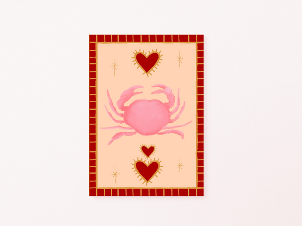 Le Crab art print — additional product photo of the design