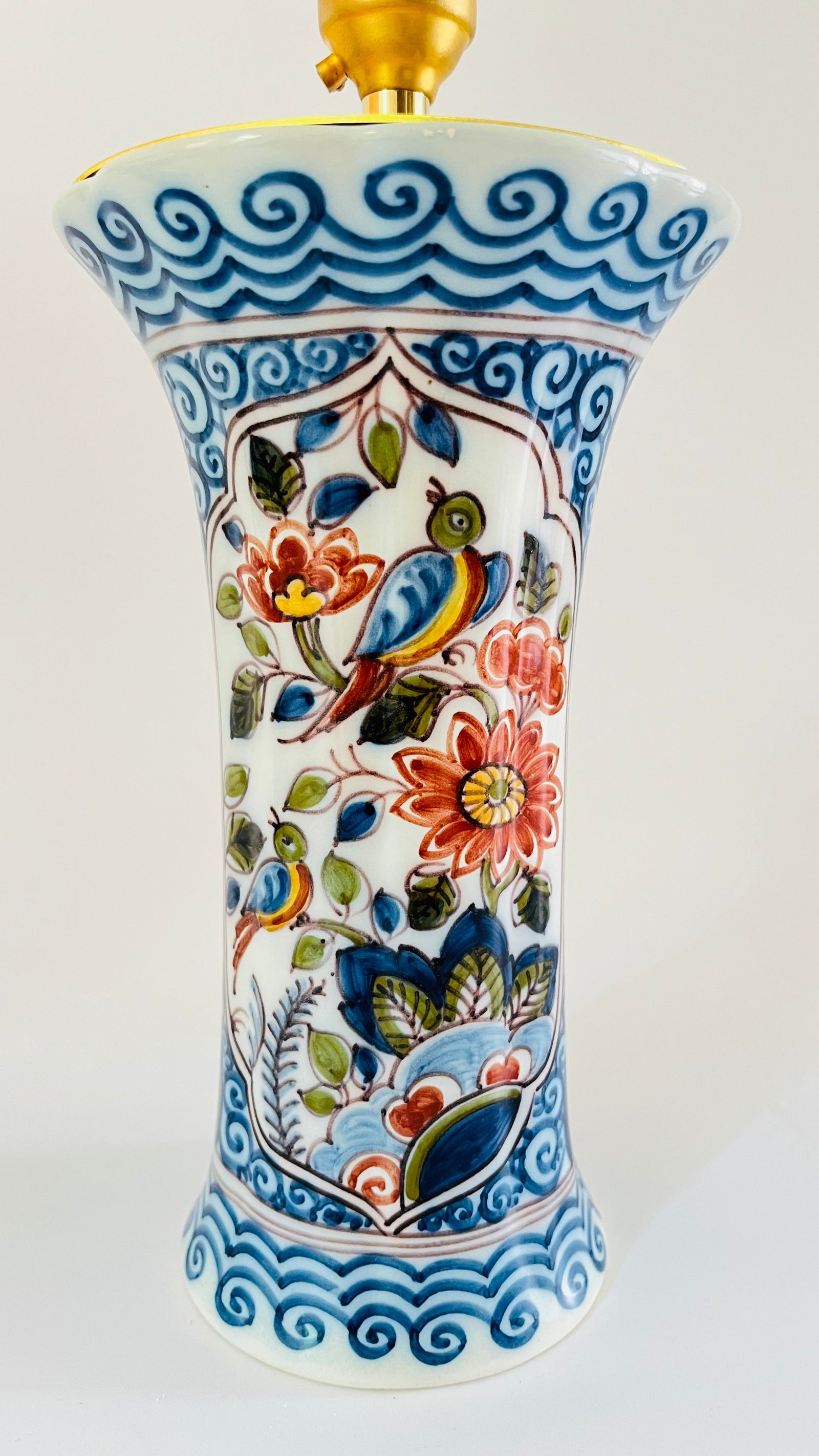 Antique Makkum Lamp