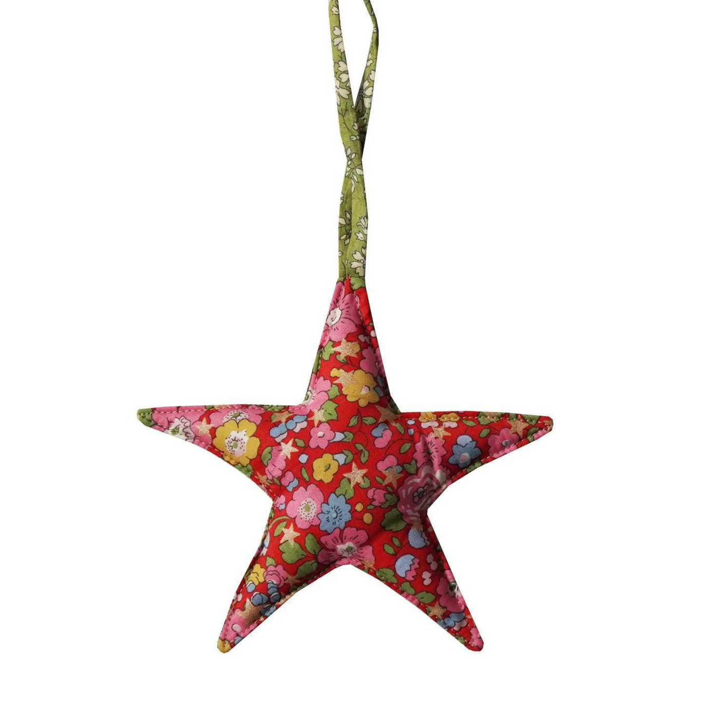 Star Decoration made with Liberty Fabric BETSY STAR & CAPEL