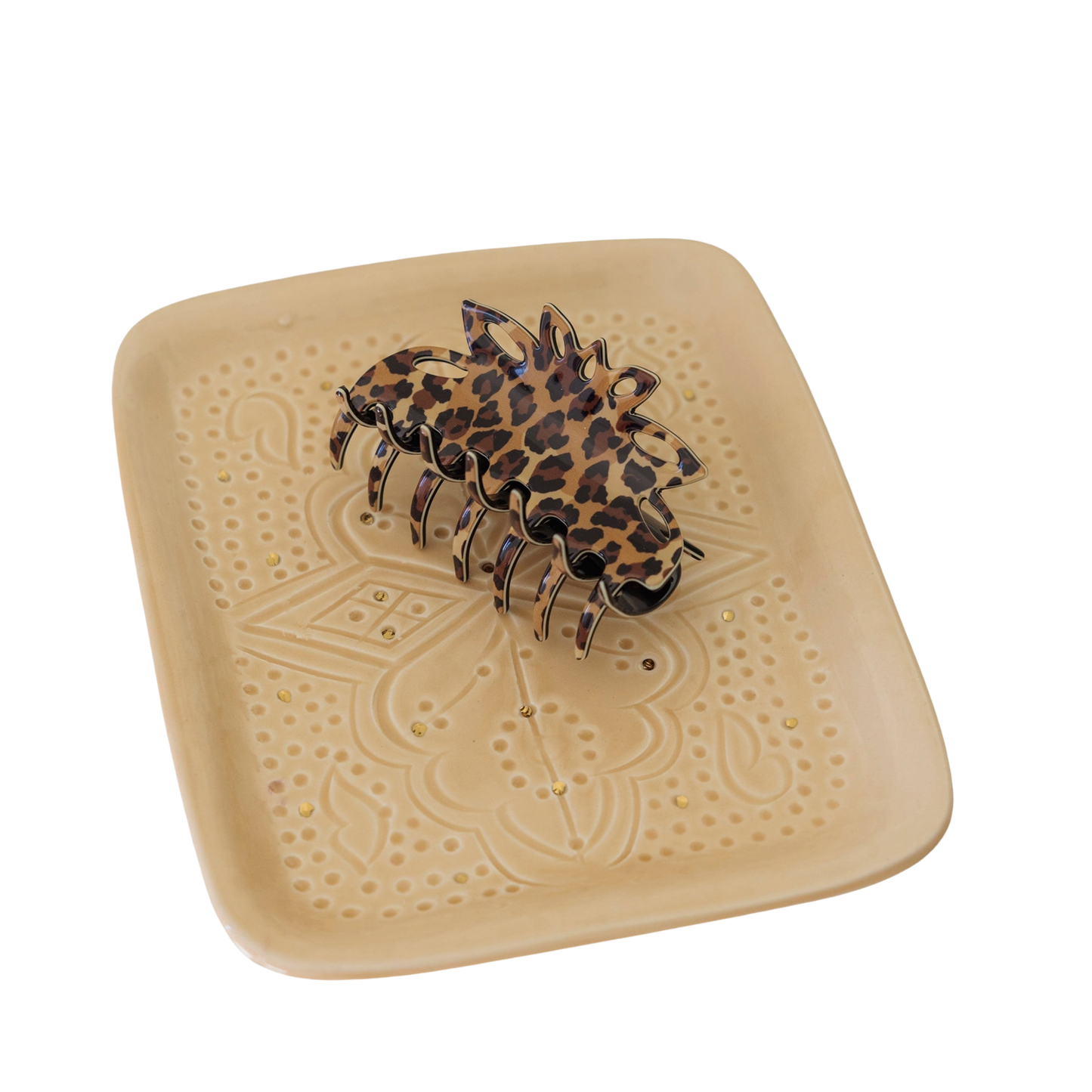 Small Decorative Tray - Empreinte Gold