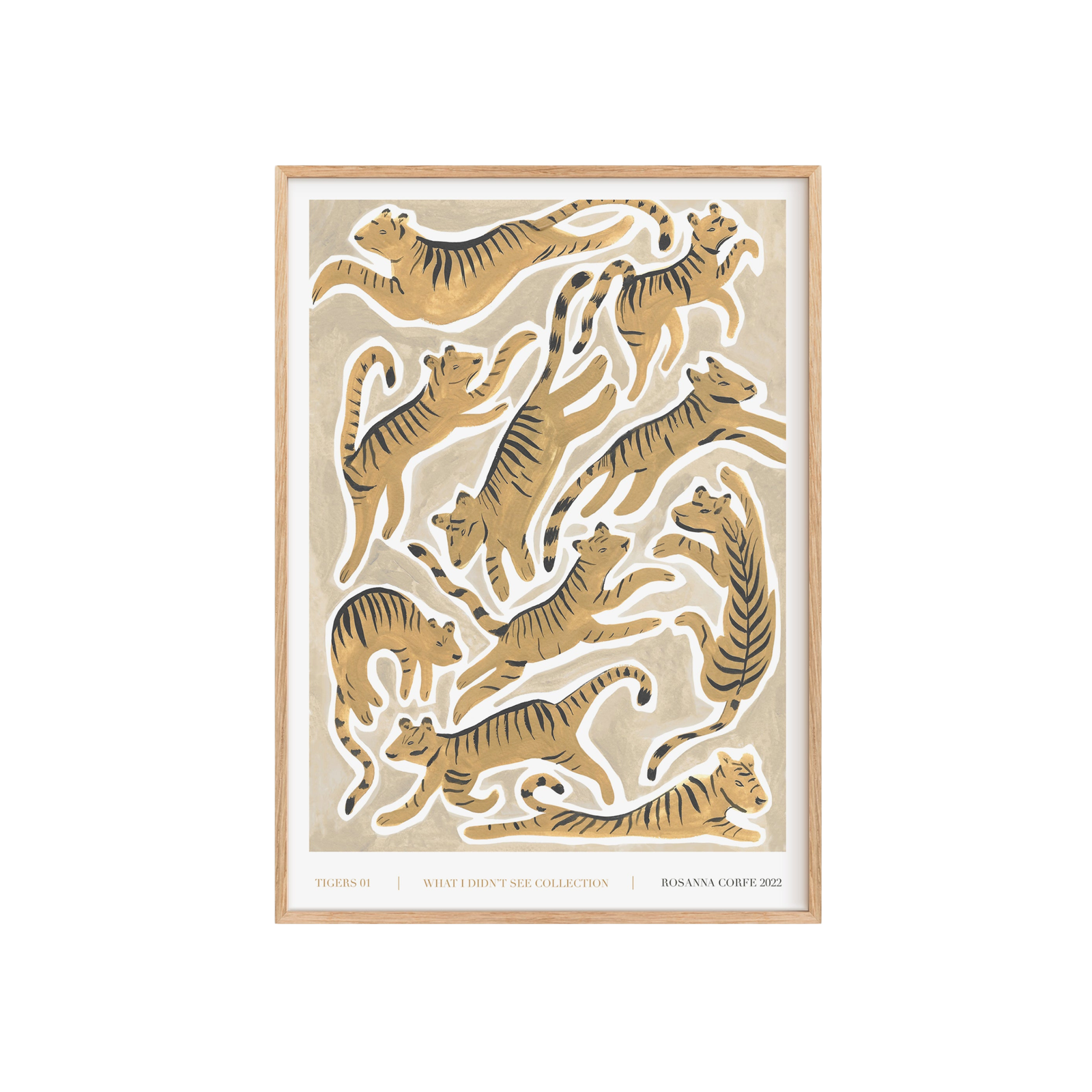 Tigers 01 Art Print