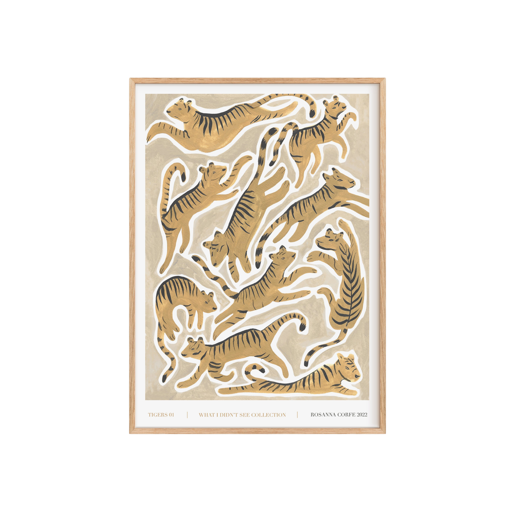Tigers 01 Art Print