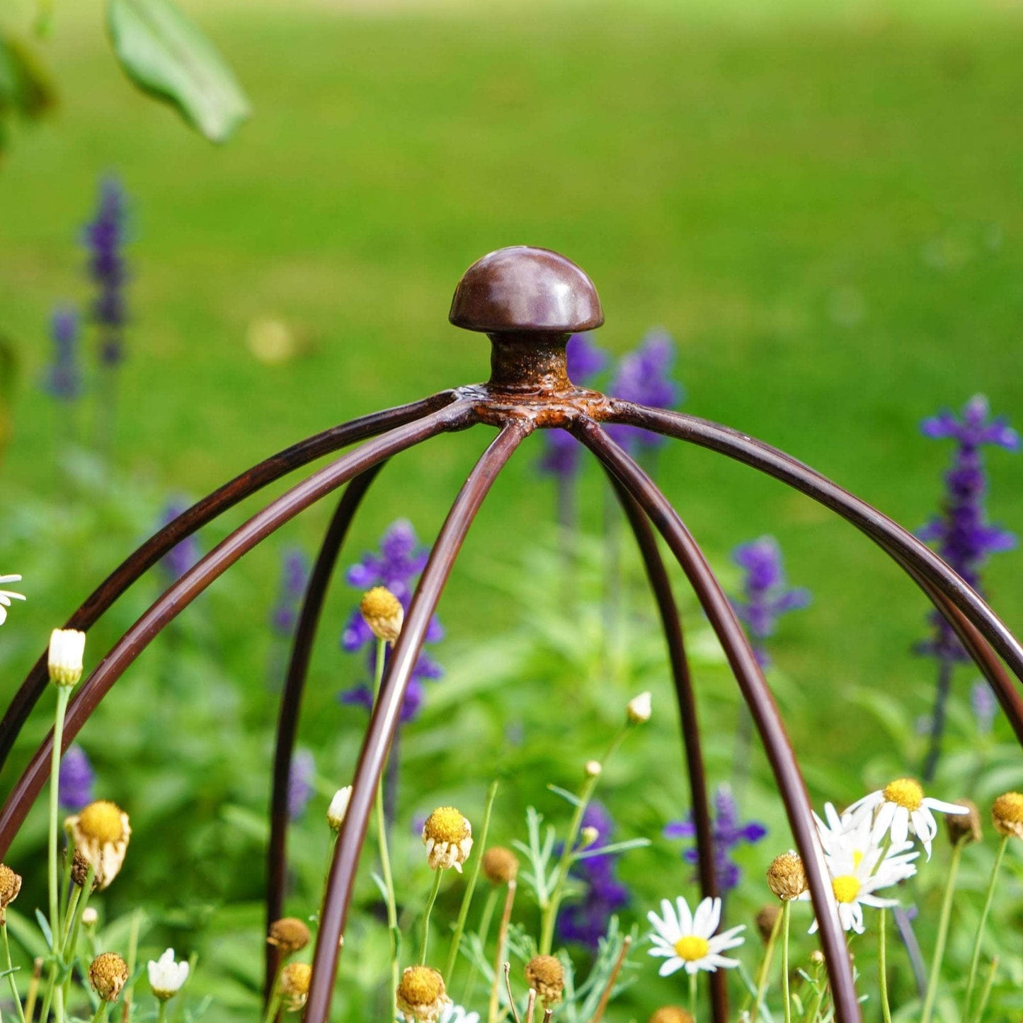 Outdoor Pot Plant Support Bronze Small