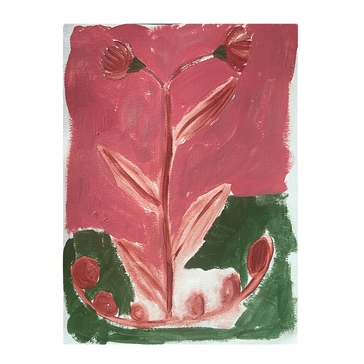 Flower In Clay II Artwork