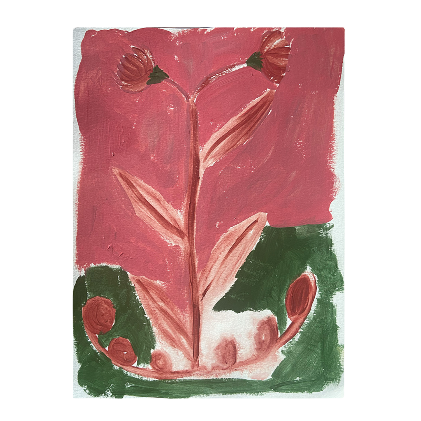 Flower In Clay II Artwork