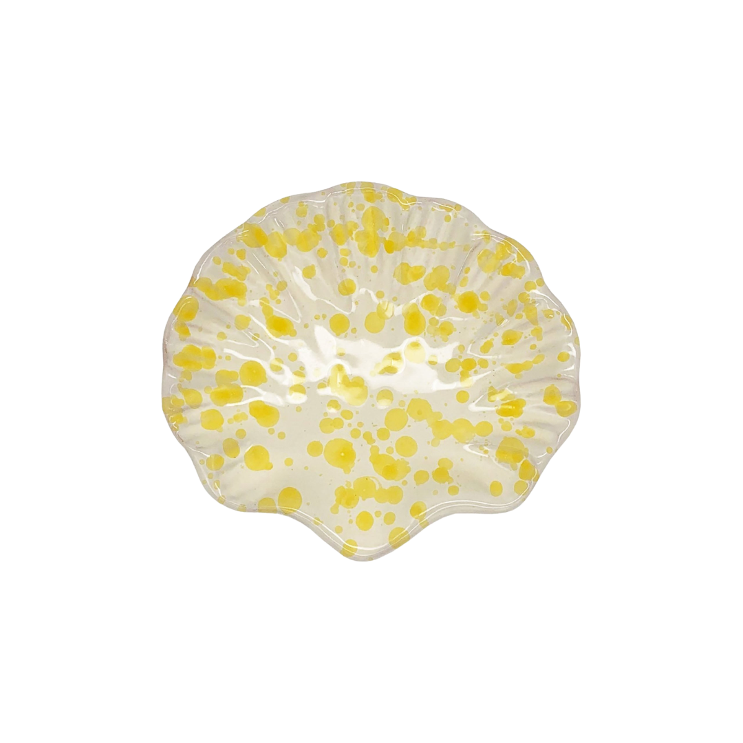 Splatterware Shell Dish