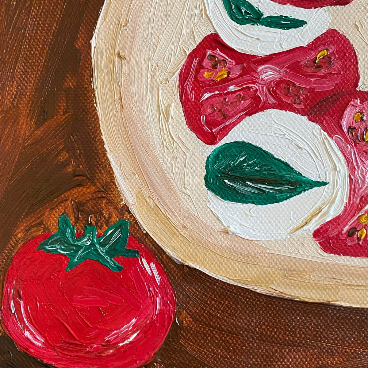 Salata Caprese Painting