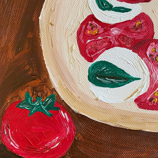 Salata Caprese Painting