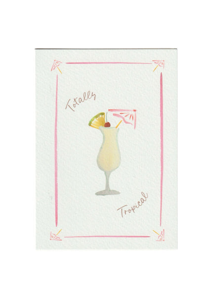 Totally Tropical Greetings Card