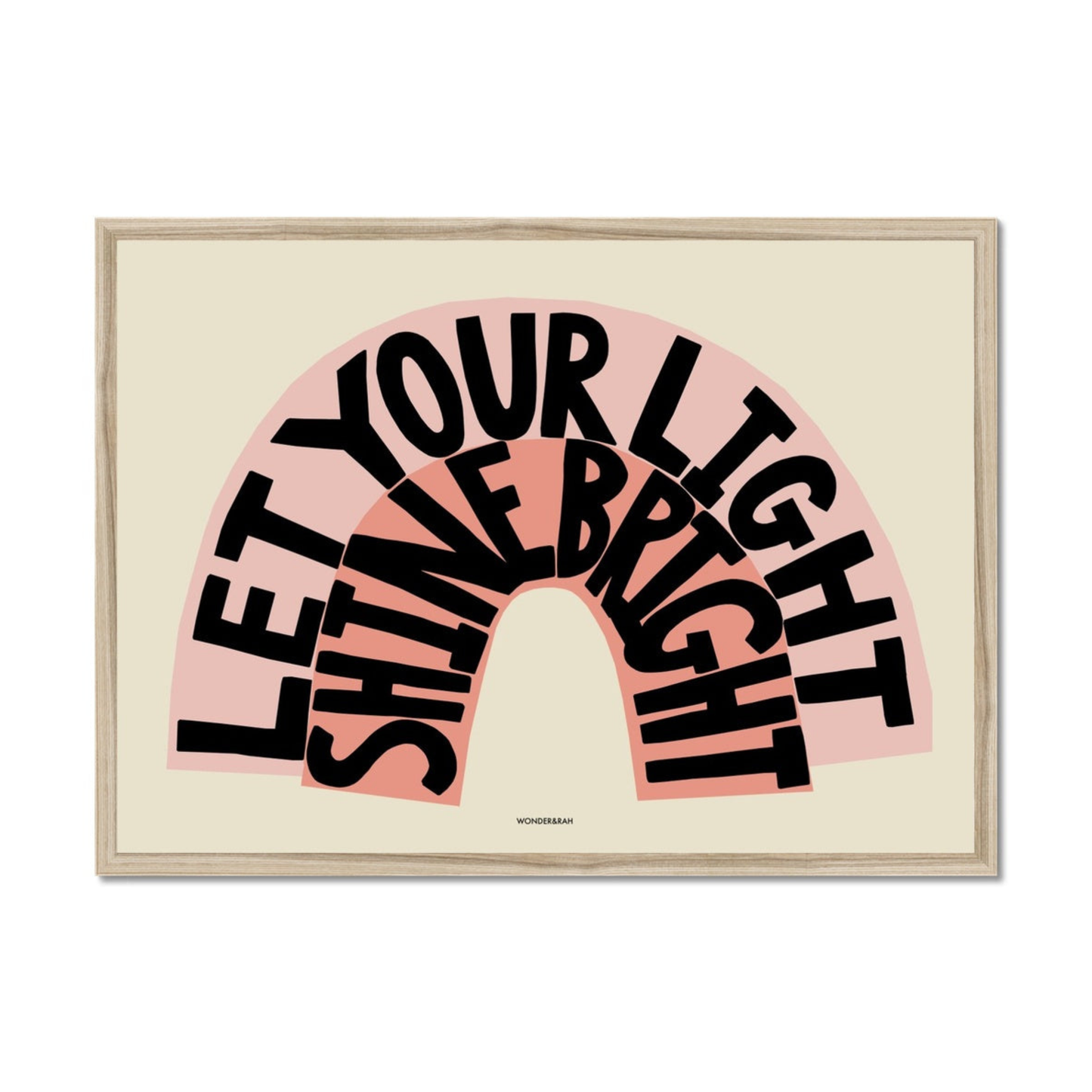 Pink Shine Bright Children's Print