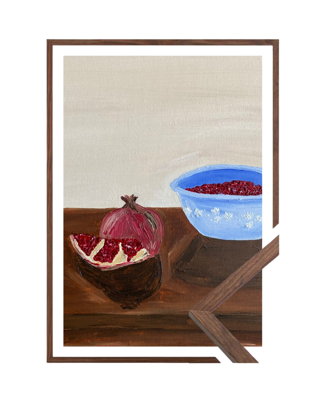 Peeled Pomegranate Fine Art Print
