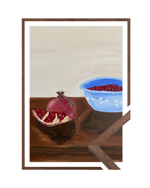 Peeled Pomegranate Fine Art Print