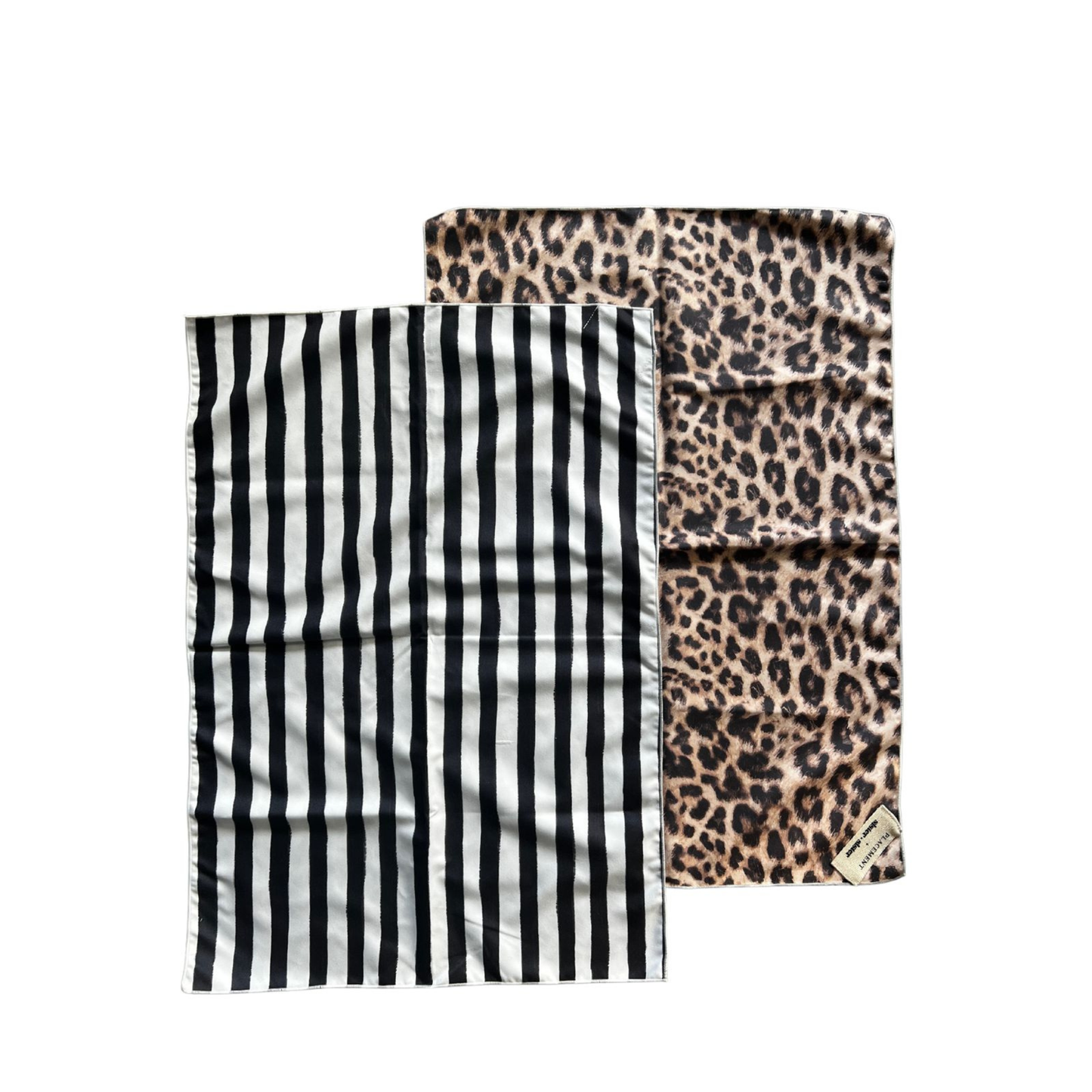 Decorative Cleaning Cloth x 2 Black Stripe - Between Us