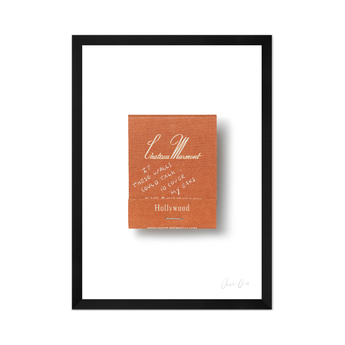 Matchbox at Chateau Marmont Print