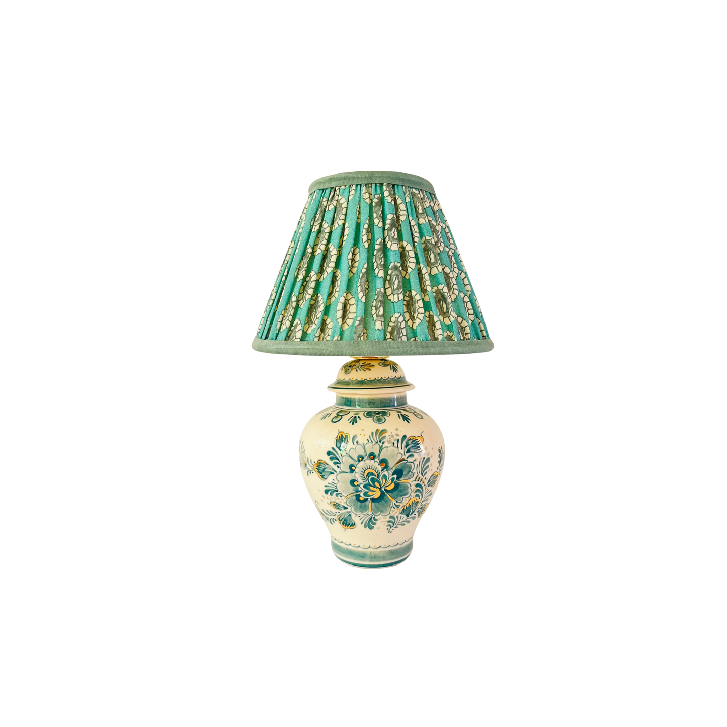 Antique Delft Green Mini Lamp